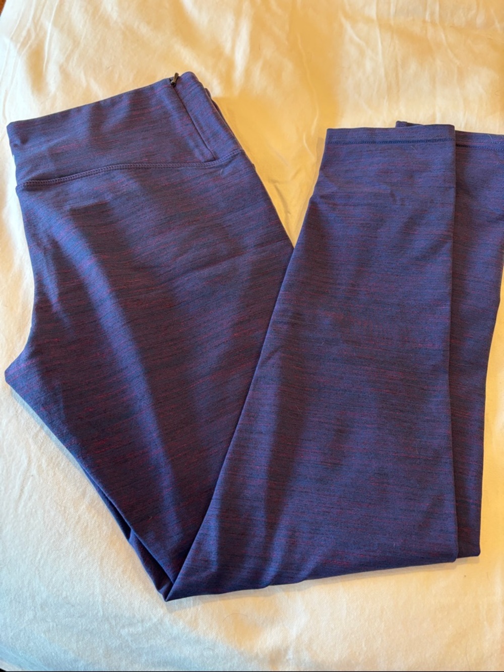 Tuff Athletics Purple Heathered Leggings
